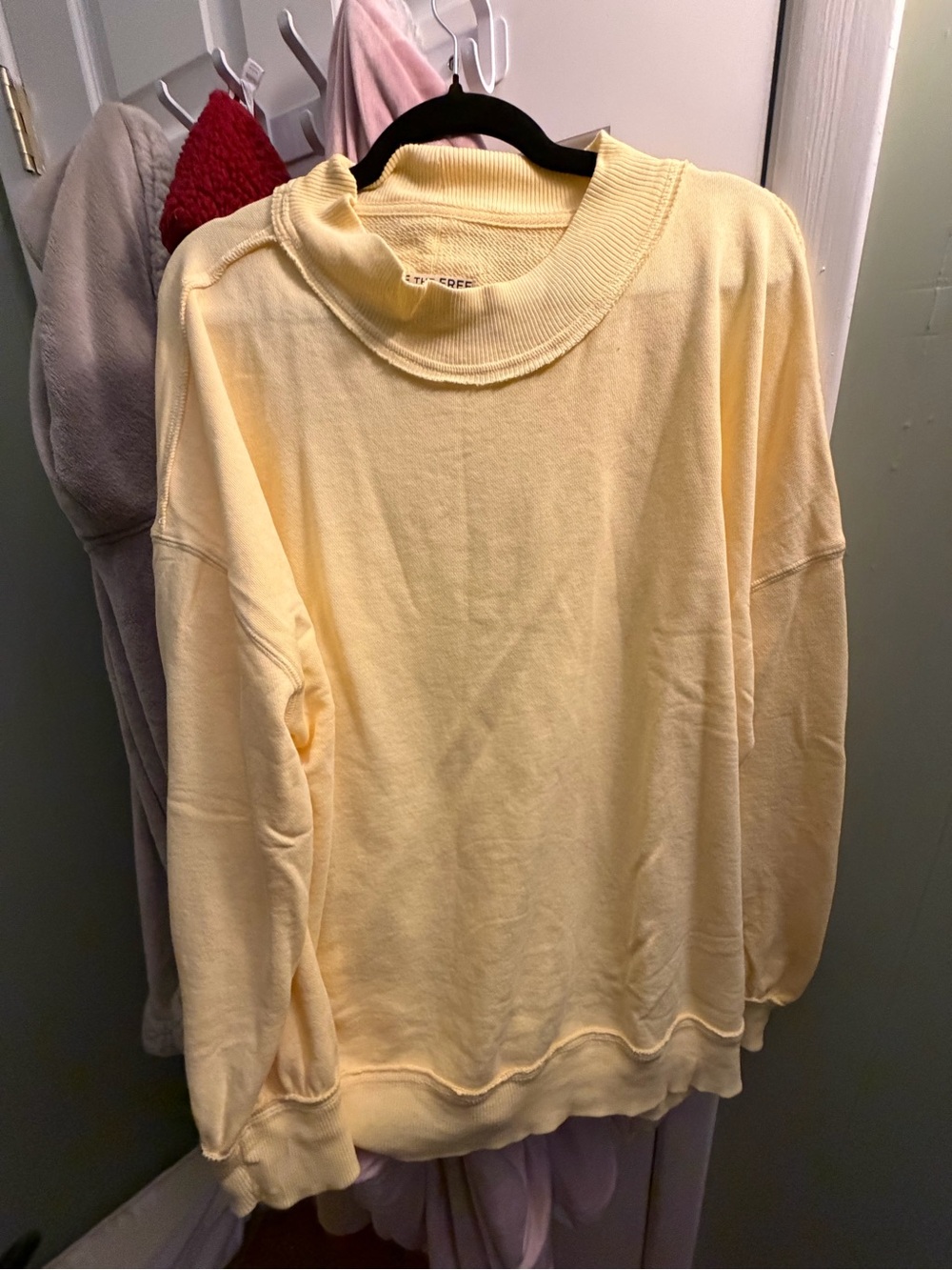 We The Free Palm Springs Mockneck Pullover | Banana Cream | Medium